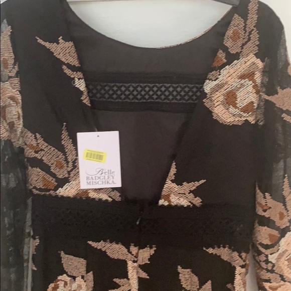 New Belle Badgley Mischa Embroidered Dress - Picture 6 of 10